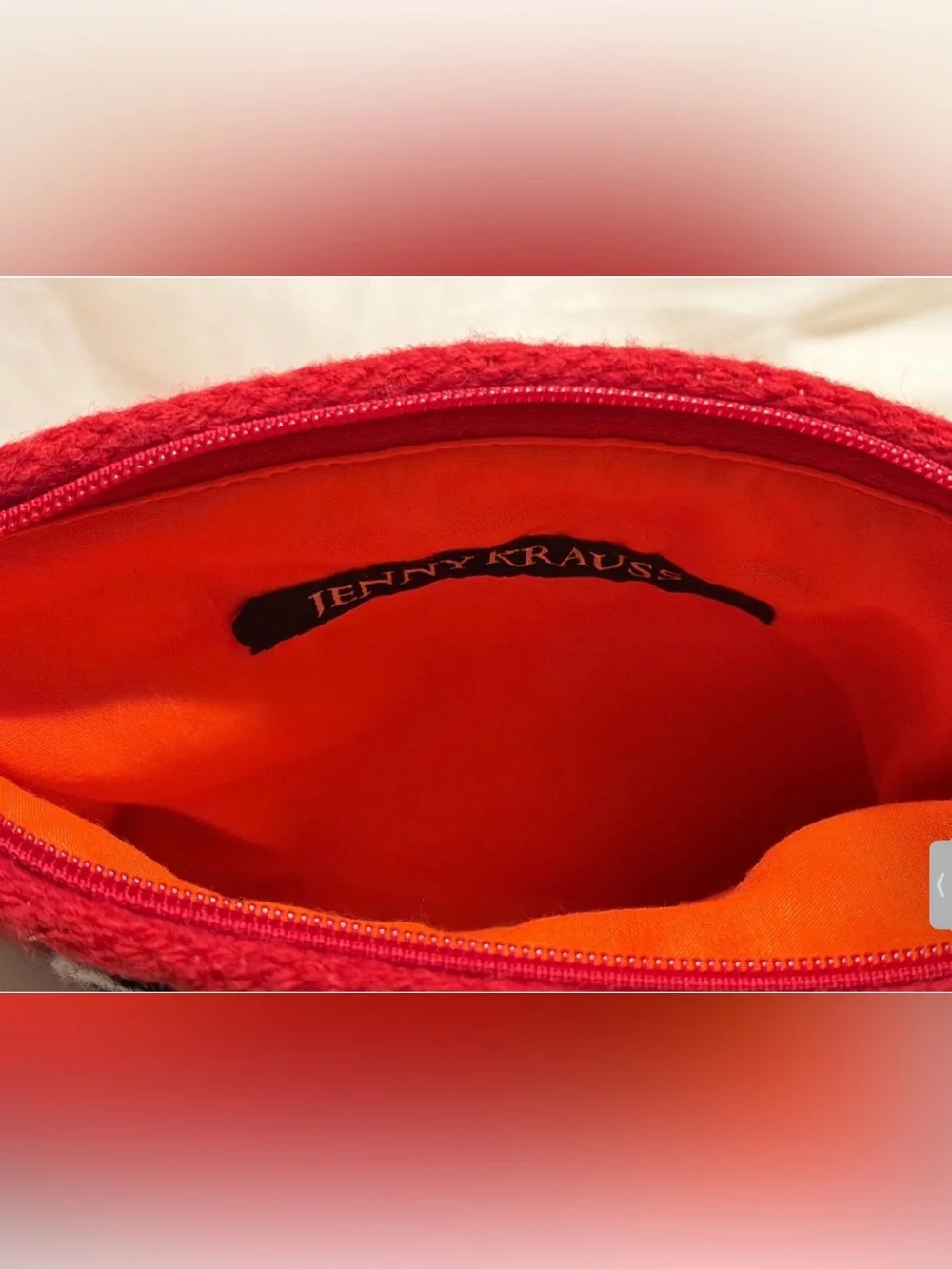 Red Dalmatian Appliqué Cosmetic Pouch - Animal Pouches from Jenny Krauss.